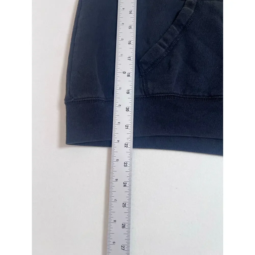 Hollister Gray Black Cowl Neck Pullover S Y2K 1922 Colorblock